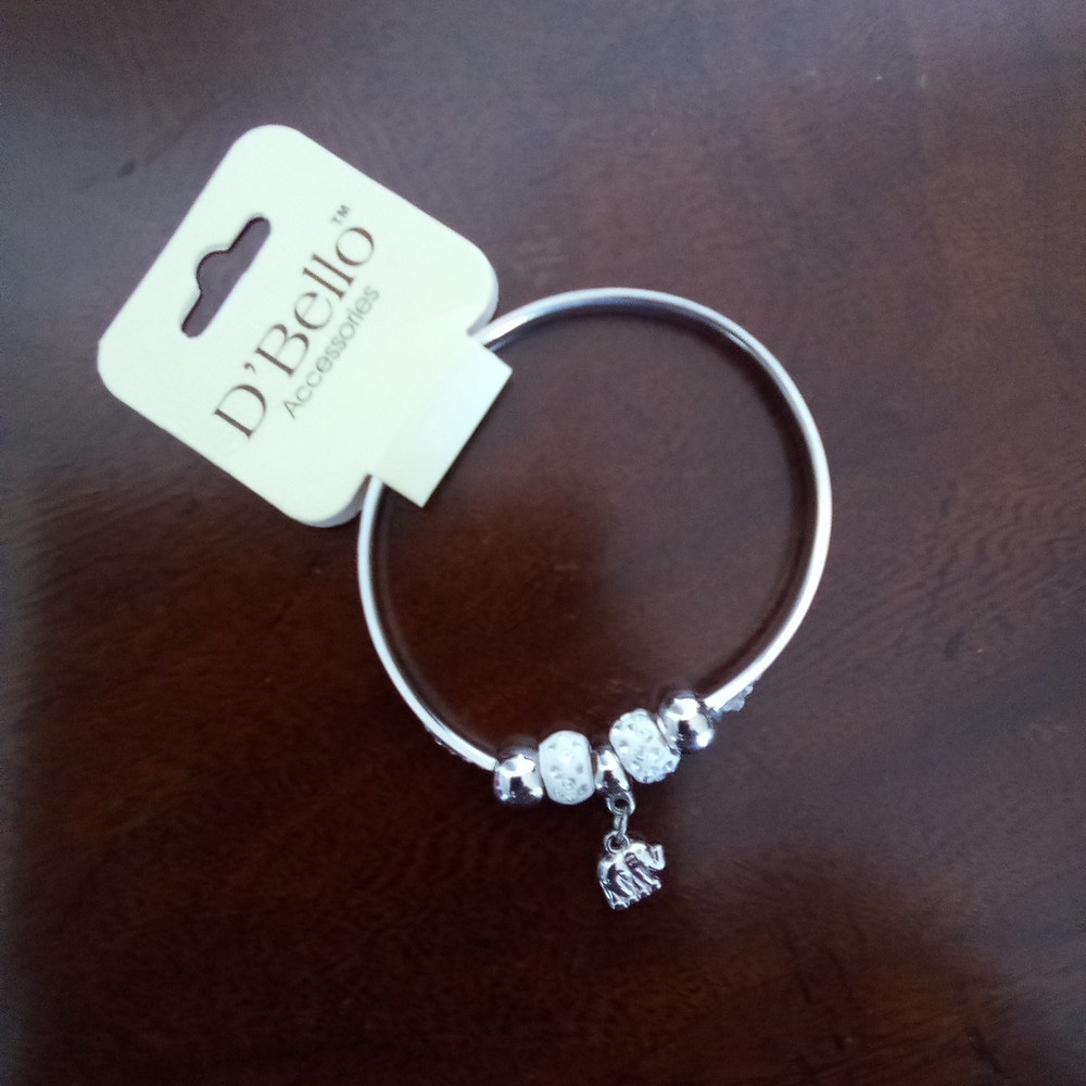 Silver Elephant‎ Charm Bracelet